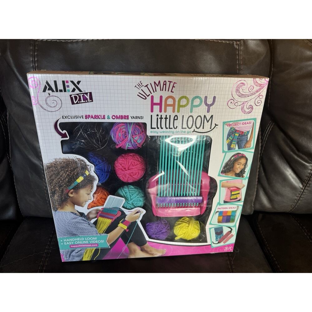 NEW IN BOX ALEX DIY The Ultimate Happy Little Loom – Easy Weaving Kit